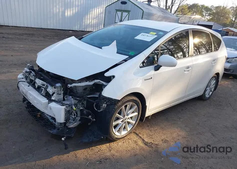 2012 Toyota Prius V Five from USA, damaged, VIN JTDZN3EUXC3123961